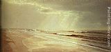 Beach with Sun Drawing Water by William Trost Richards